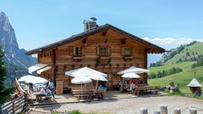 Saltnerhütte auf der Seiser Alm Südtirol