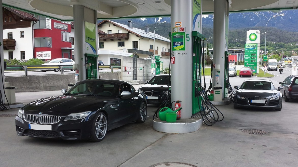 BP Tankstelle in Österreich