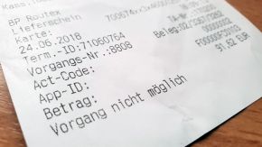 Vorgang nicht möglich mit Routex