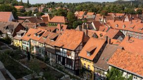 Ausblick über Quedlinburg