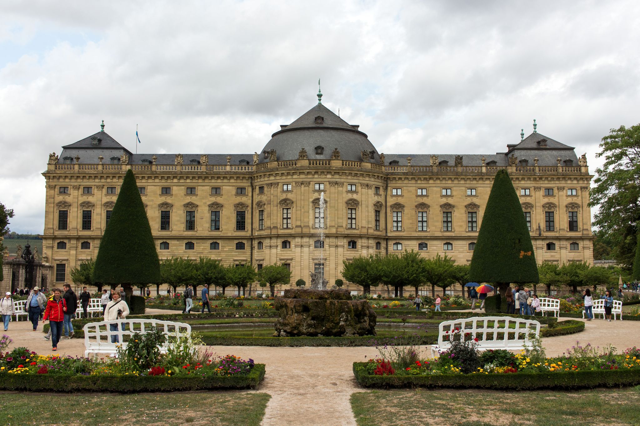 Im Würzburger Residenzgarten