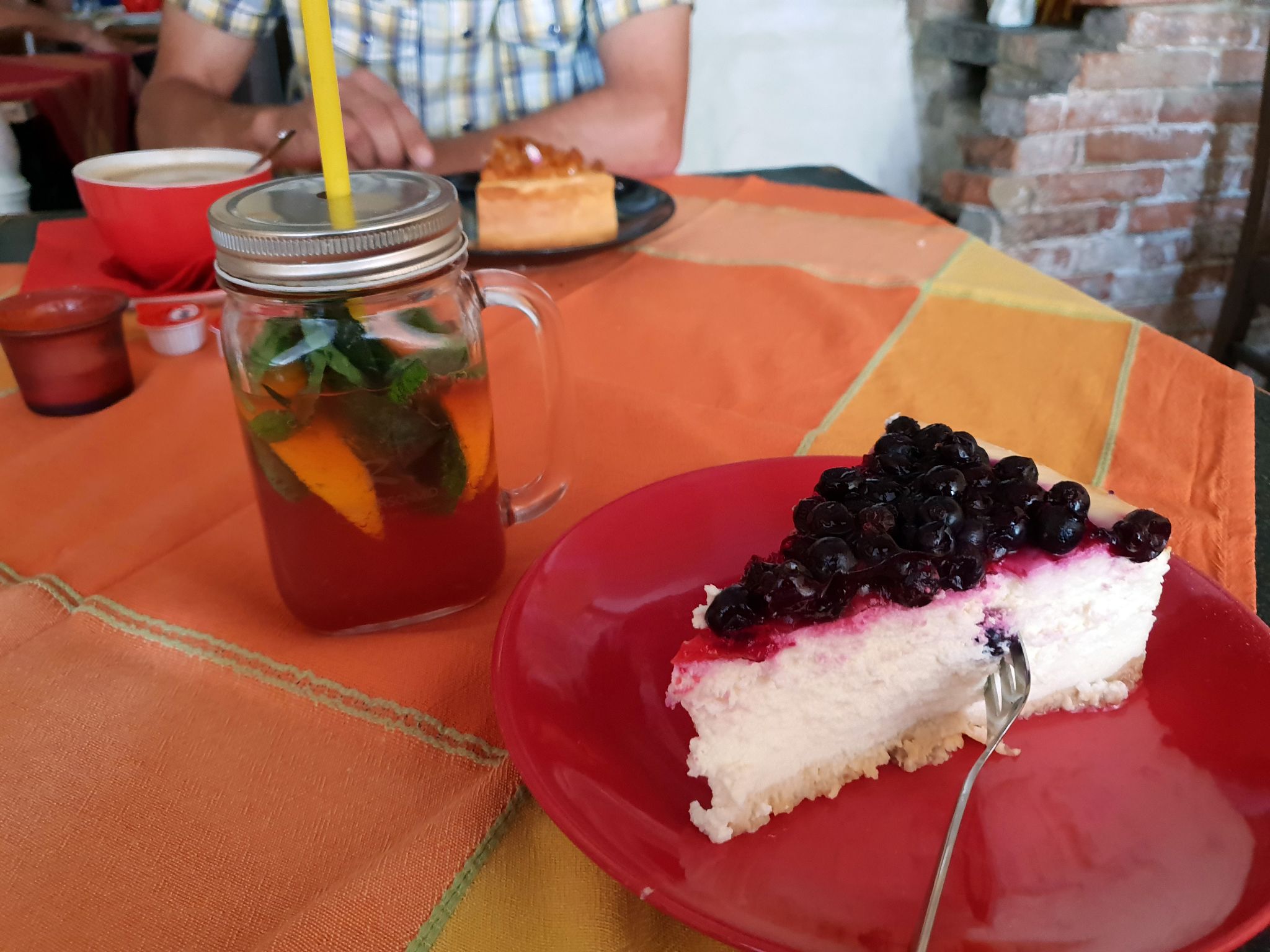 Käsekuchen im Café Vincent, Quedlinburg