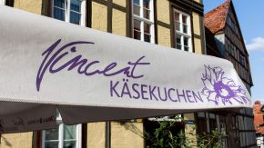 Schirm vom Café Vincent, Quedlinburg