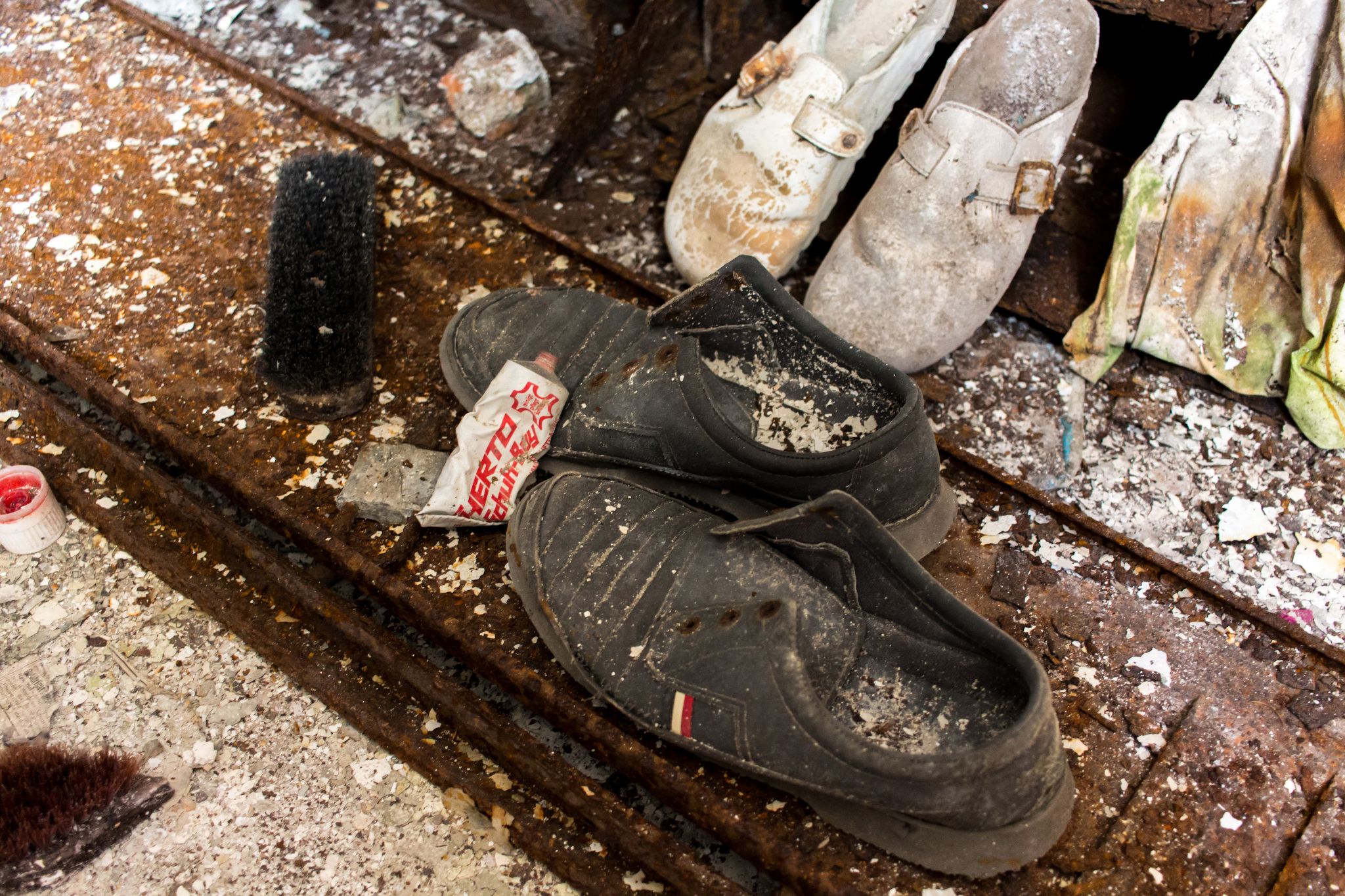 Schuhe im Hotel Fürstenhof, Eisenach