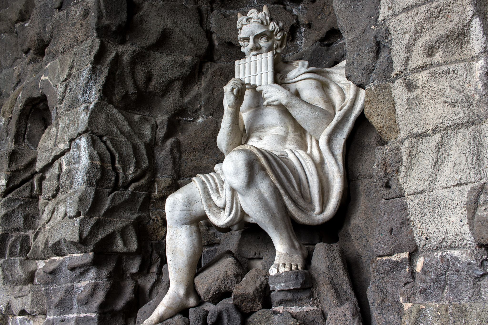 Statue im Bergpark Wilhelmshöhe, Kassel