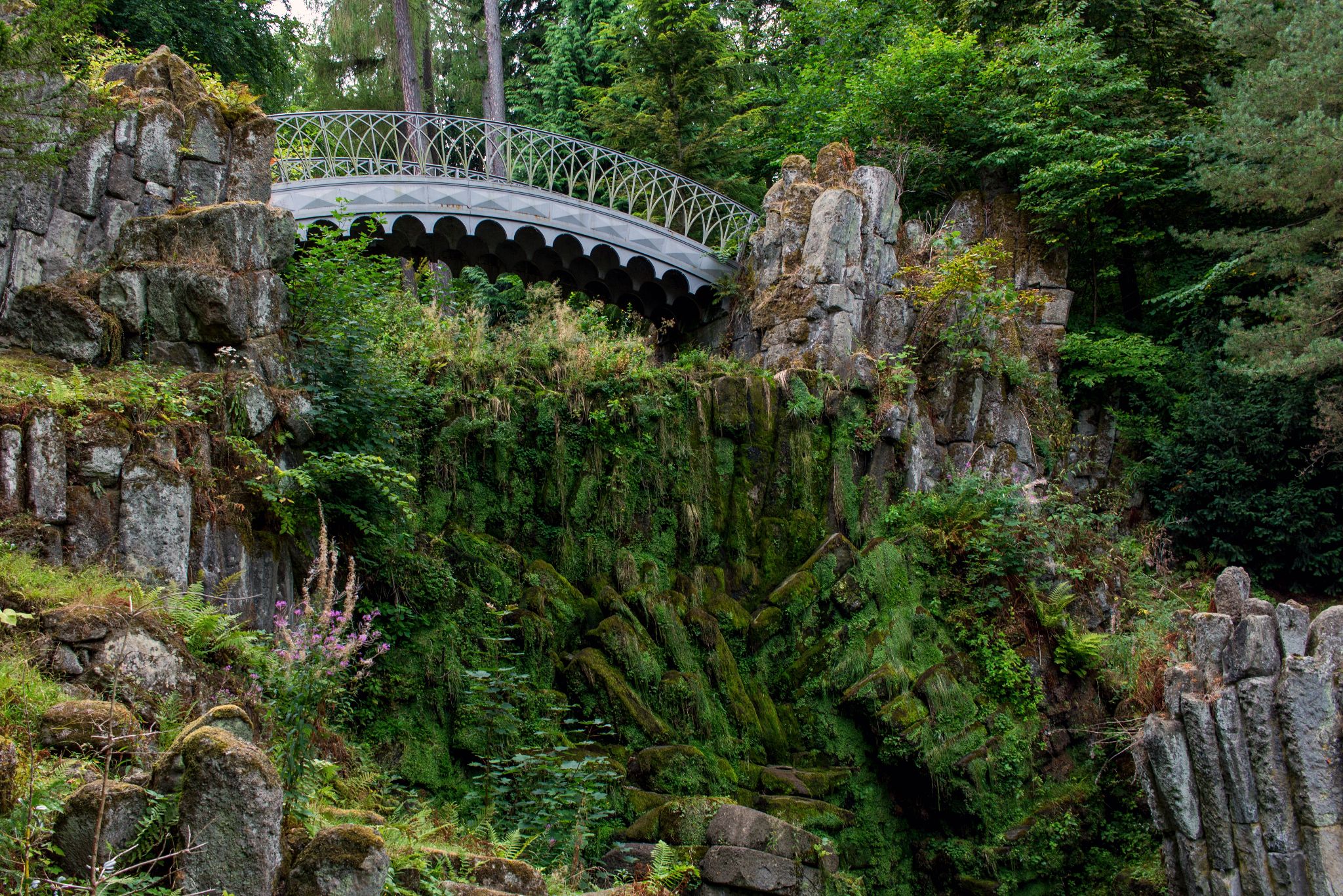 Teufelsbrücke im Bergpark Wilhelmshöhe, Kassel