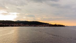 Fährüberfahrt nach Korcula, Kroatien