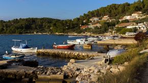 Fuža Beach, Korcula, Kroatien