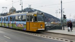 Straßenbahn in Budapest, Ungarn