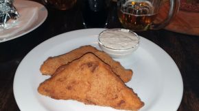 Frittierter Käse in Prag