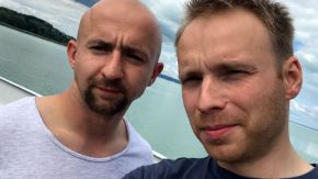 GETCHARLIE.de auf der Fähre bei Tihany
