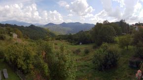 Hügel im Hinterland Liguriens