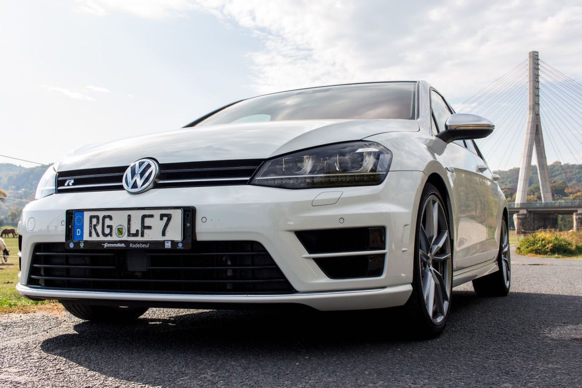 VW Golf VII R Frontperspektive