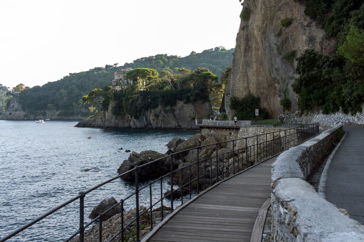 Wanderweg zwischen Santa Margherita Ligure und Portofino
