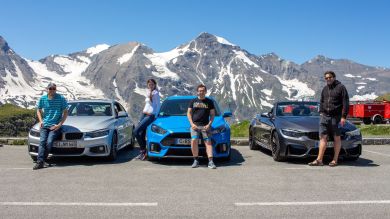 Gruppenbilder der Alpentour 2019 am Großglockner