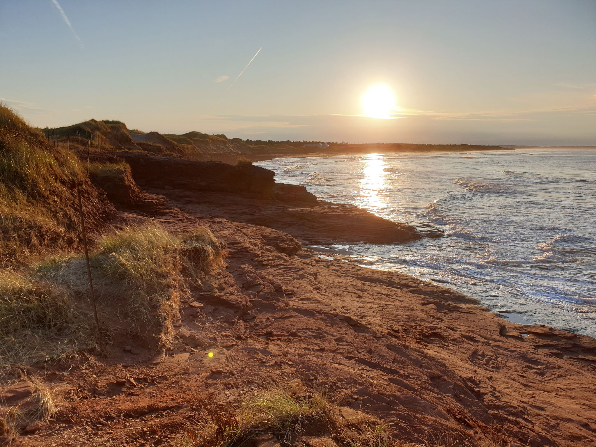 Rote Klippen auf Prince Edward Island bei Cavendish