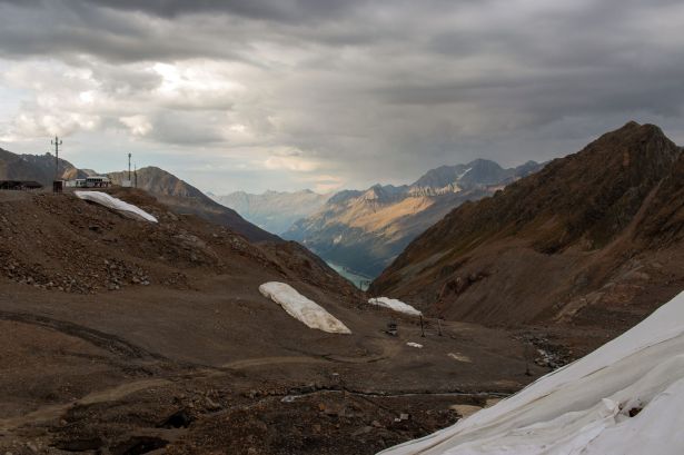 Blick ins Kauneratal vom Gletscher aus, Tirol, Österreich