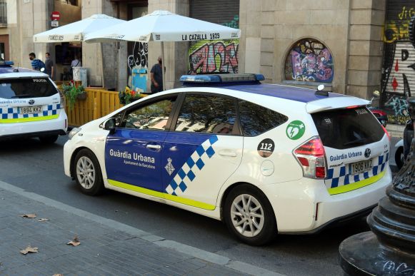 Toyota Prius der Guàrdia Urbana, Barcelona