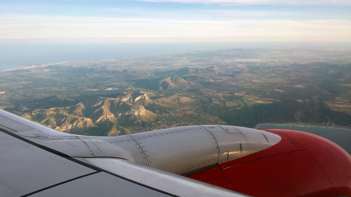 Mallorca aus der Luft gesehen