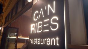 Schild vom Restaurant Can Ribes in Port de Soller