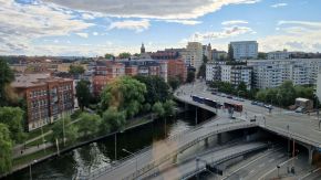 Ausblick aus dem Radisson Blu Waterfront in Stockholm