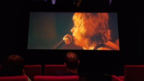 Filmvorführung im ABBA Museum Kino, Stockholm