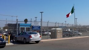 Mexikanische Grenze bei San Diego, CA