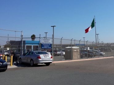 Mexikanische Grenze bei San Diego, CA