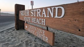 Silver Strand State Beach Eingangsschild