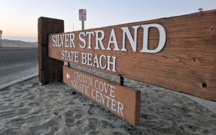 Silver Strand State Beach Eingangsschild