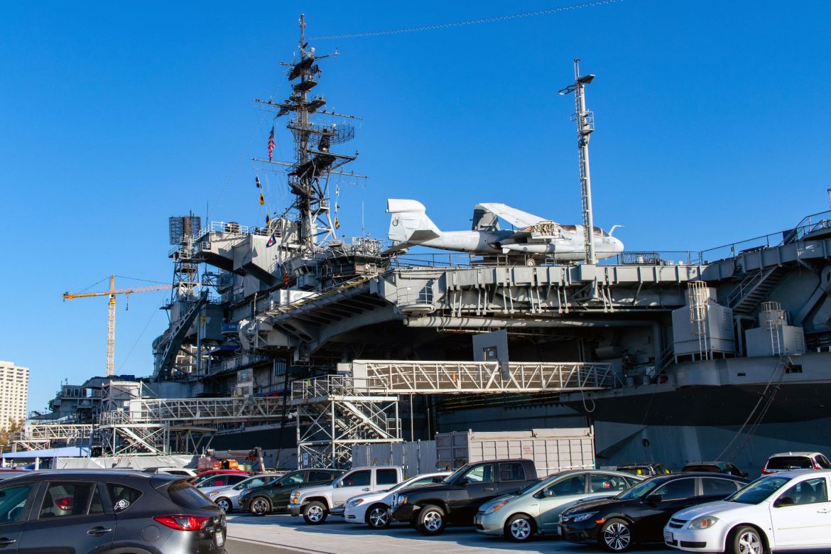 USS Midway Museum Parkplatz