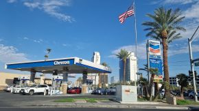 Chevron Tankstelle in Las Vegas