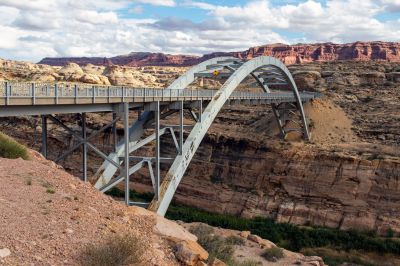 Hite Crossing Bridge über den Colorado River, Utah