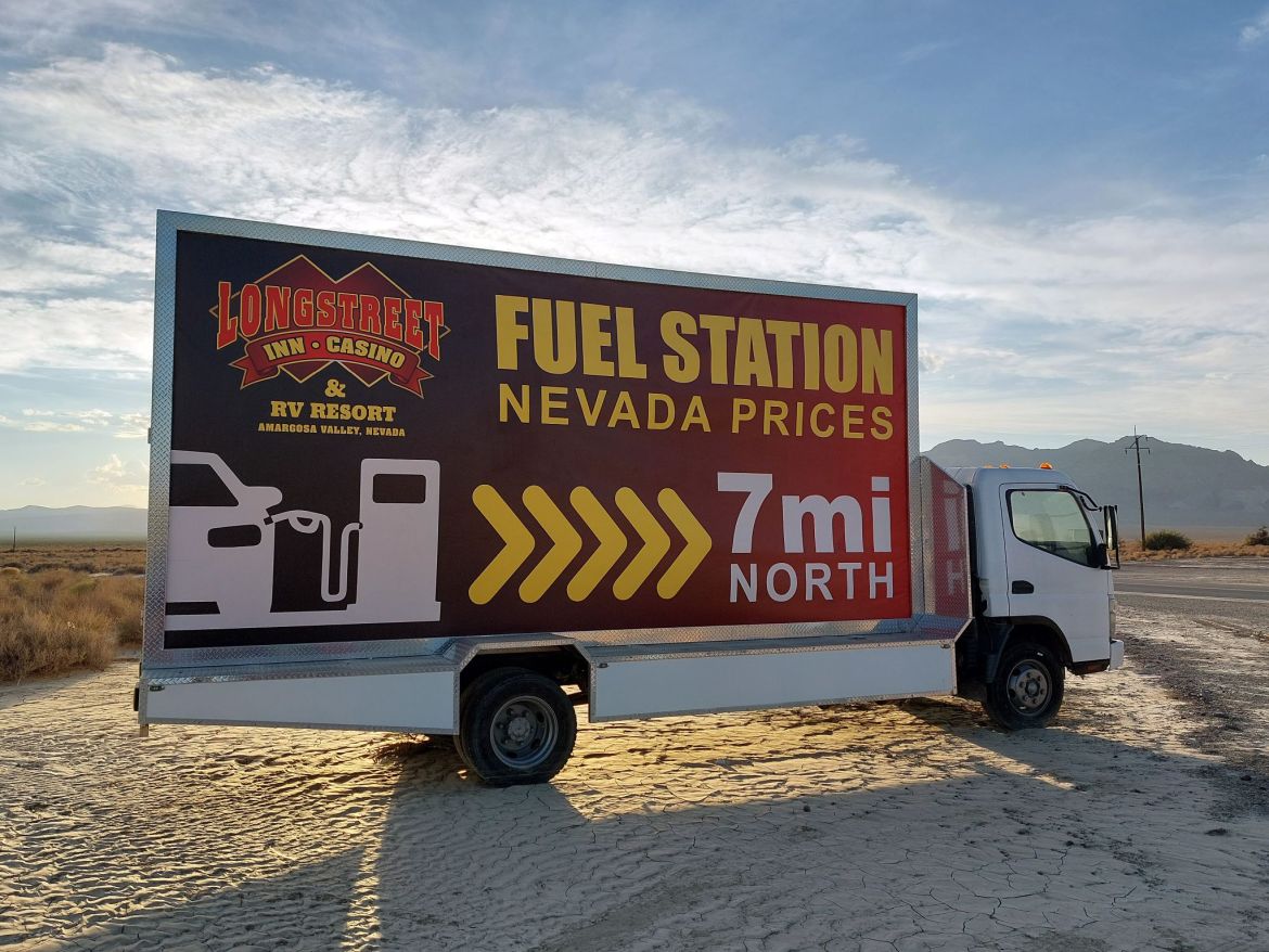 Longstreet Inn & Casino Advertisment Truck, Death Valley Junction