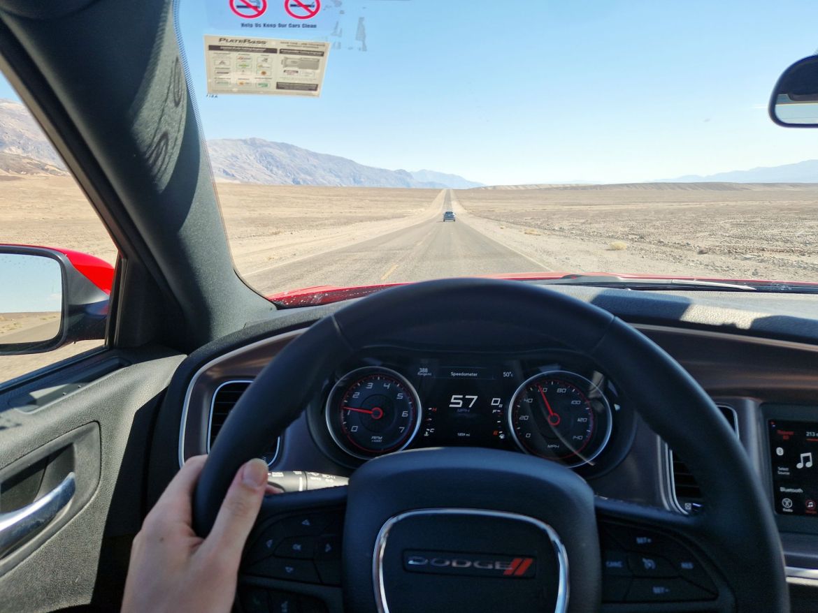 Mit dem Dodge Charger durch das Death Valley