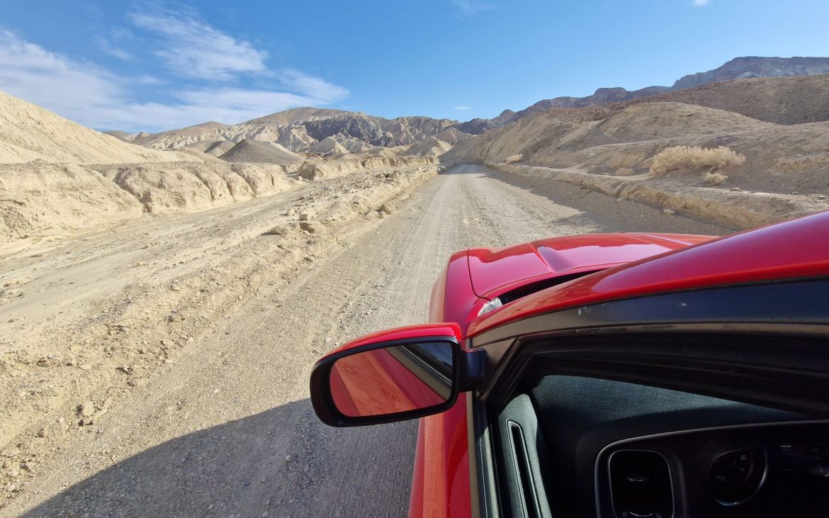 Twenty Mule Team Canyon Dirtroad, Death Valley, USA