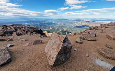 Aussicht vom Pikes Peak, Colorado