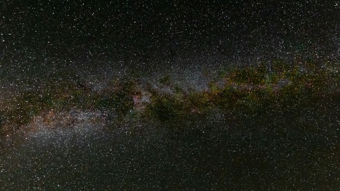 Bunter Sternenhimmel über New Mexico