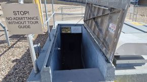 Eingang zum Titan II Missile Silo in Arizona