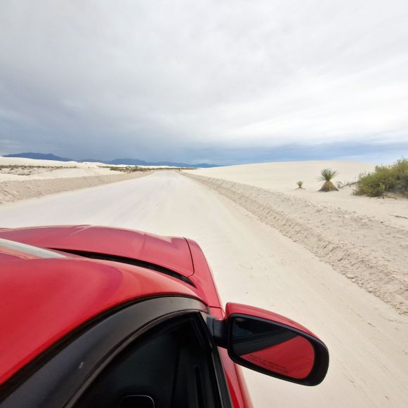 Sandpiste im White Sands Nationalpark, New Mexico