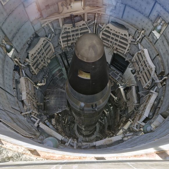 Titan II Rakete im Missile Museum in Arizona Titan II Rakete im Missile Museum in Arizona