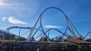 Blue Fire Launch Coaster Looping im Europapark
