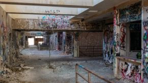 Lobby des Krankenhauses der George AFB, Victorville