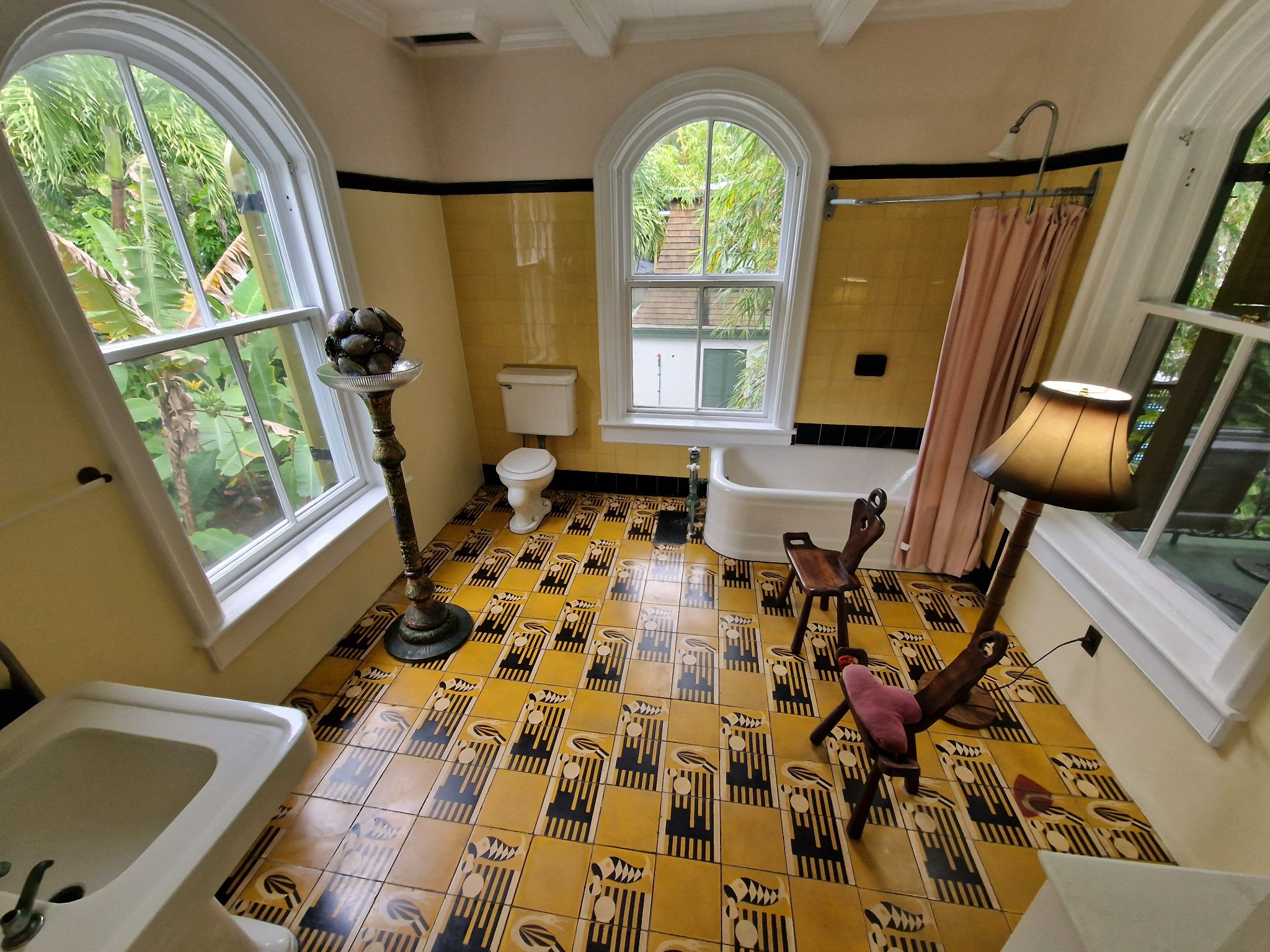 Nanny Badezimmer im Hemingway House, Key West