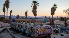 Wassertanks am Lake Dolores Waterpark