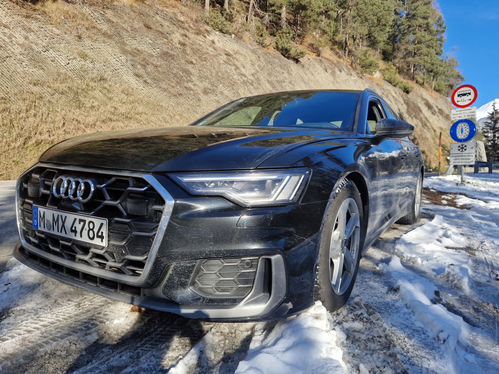 Audi A6 Avant S-Line im Oberinntal, Österreich