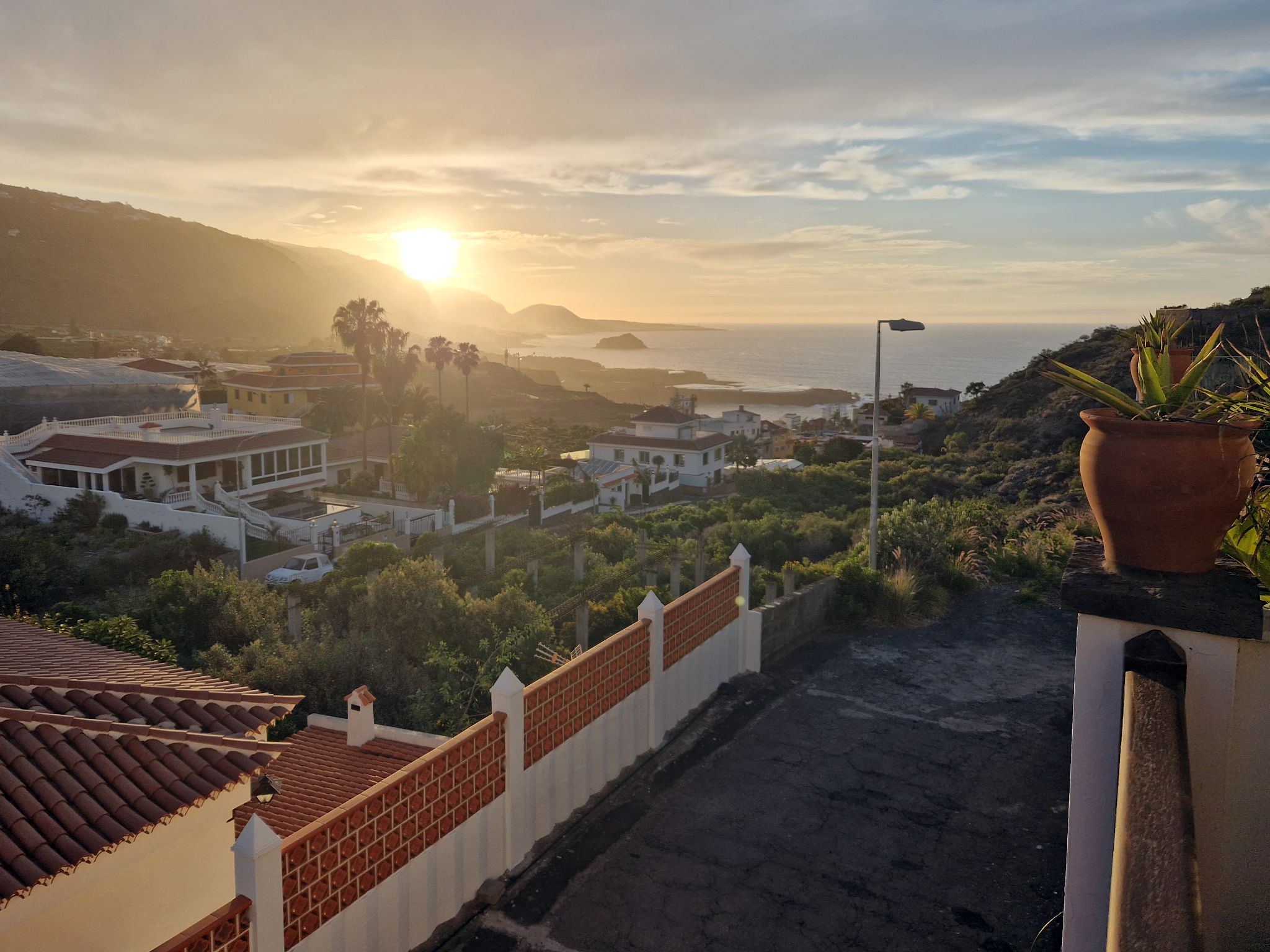 Blick in die Bucht von San Marcos von Icod de los Vinos aus