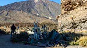 Filmproduktion für Rings of Power Season 2 am Teide