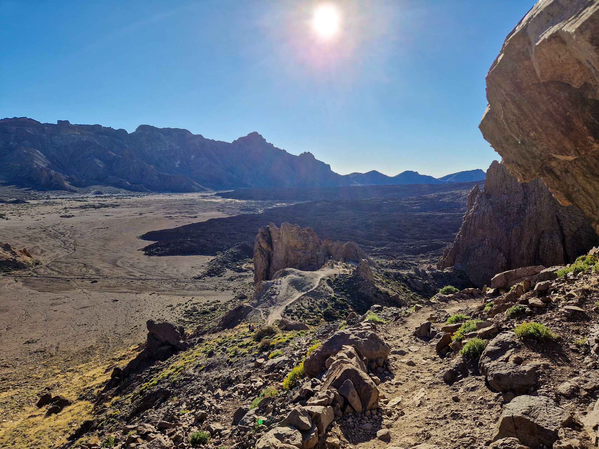 Krater Las Cañadas am Fuße des Teide-Gipfels, Teneriffa