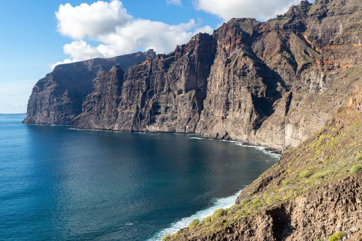 Steilkippen bei Los Gigantes auf Teneriffa